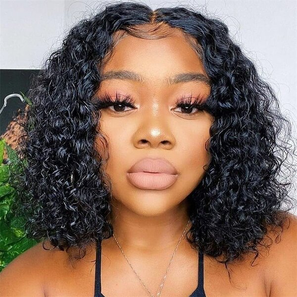 Ladies Curly Short Hair Wig