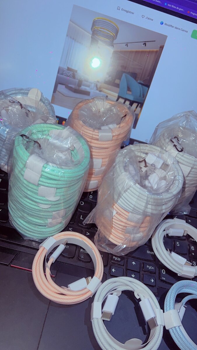 Câble type c charge rapide