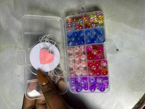 Kit de perles colorées DIY