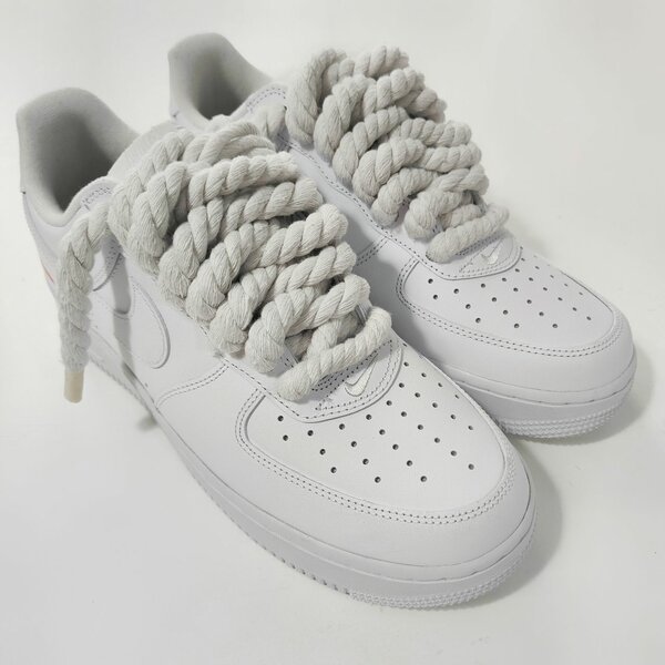 Air force blanc gros lacet