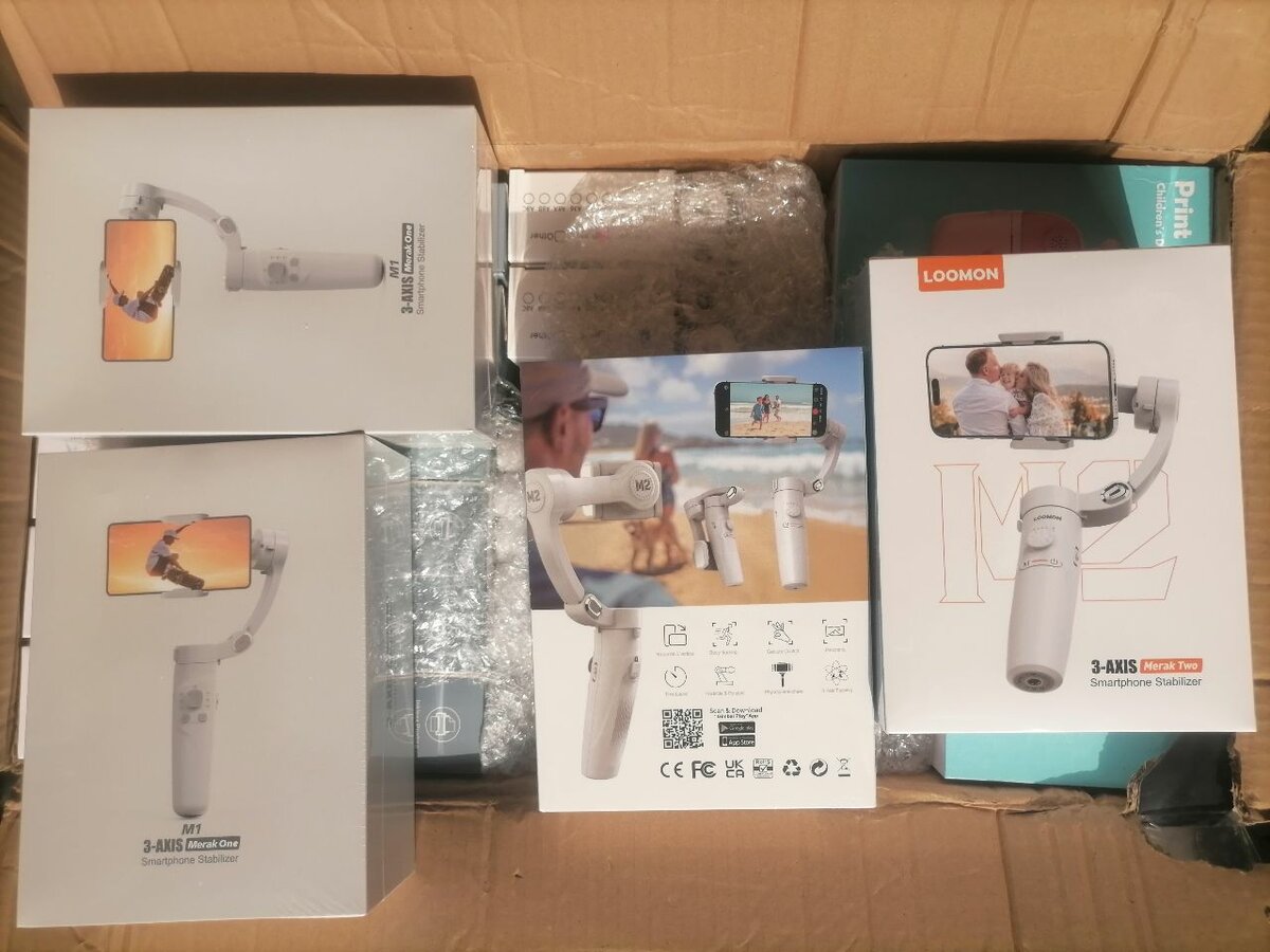 M1 Gimbal Handheld Stabilizer Selfie Stick Holder Shake Vide
