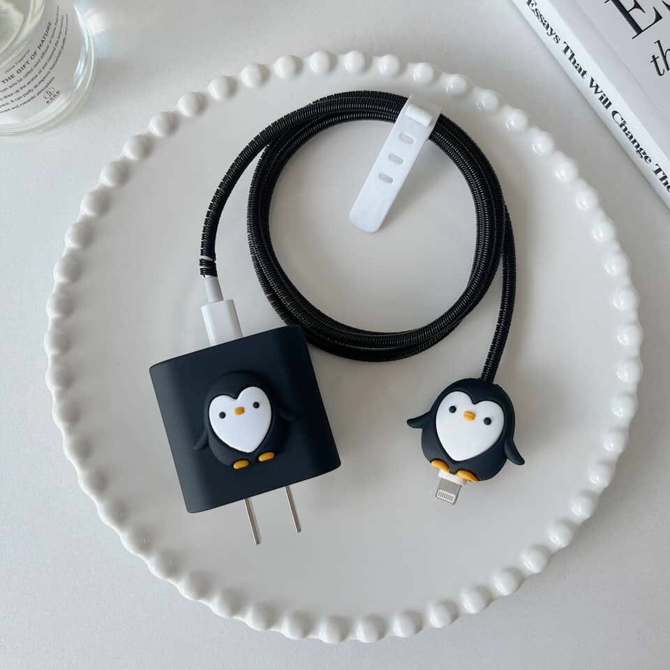 Protège chargeur Pingouin noir