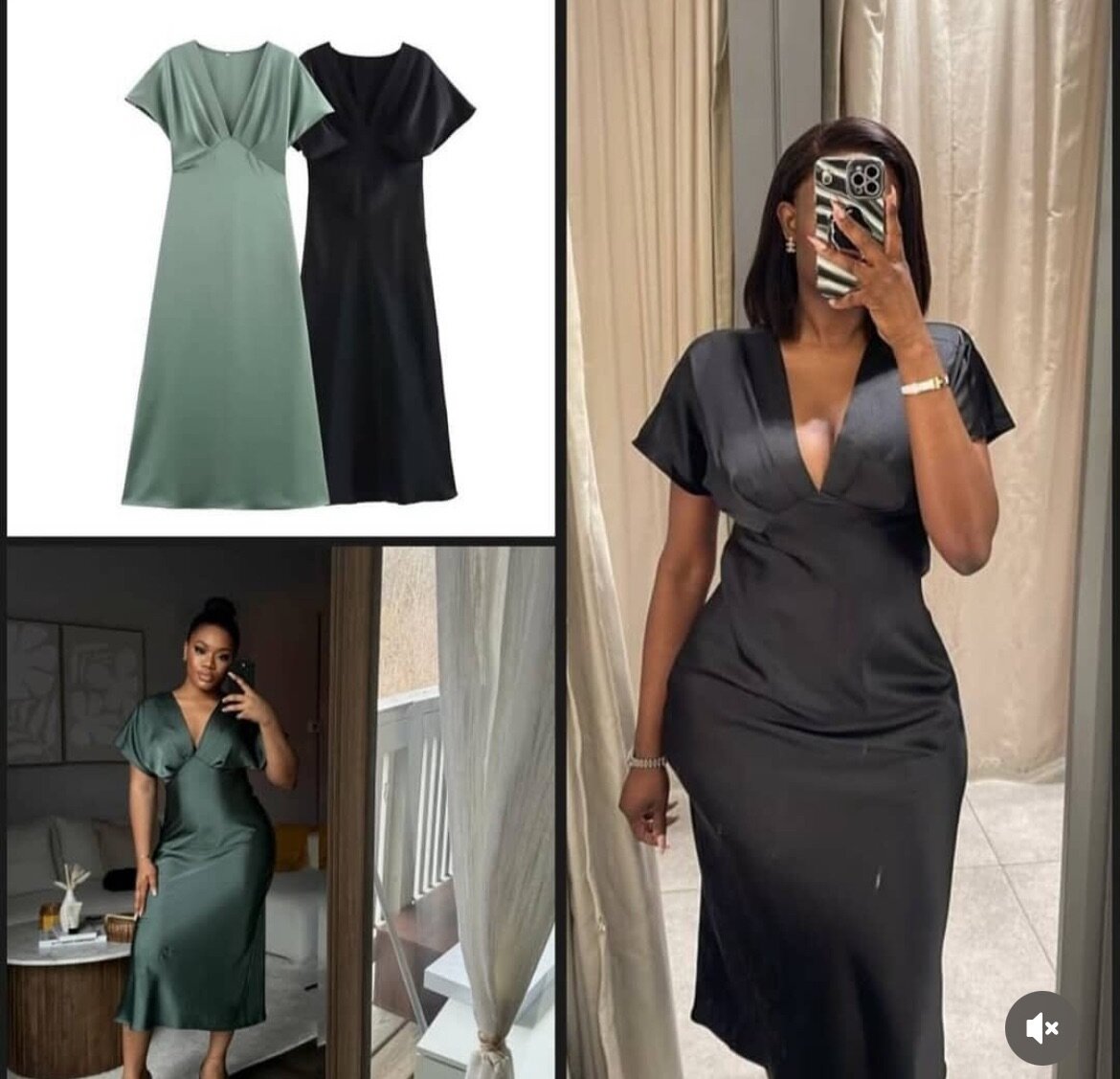 Robe Élégante Satinée