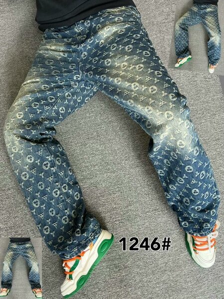 Jean homme imprimé mode