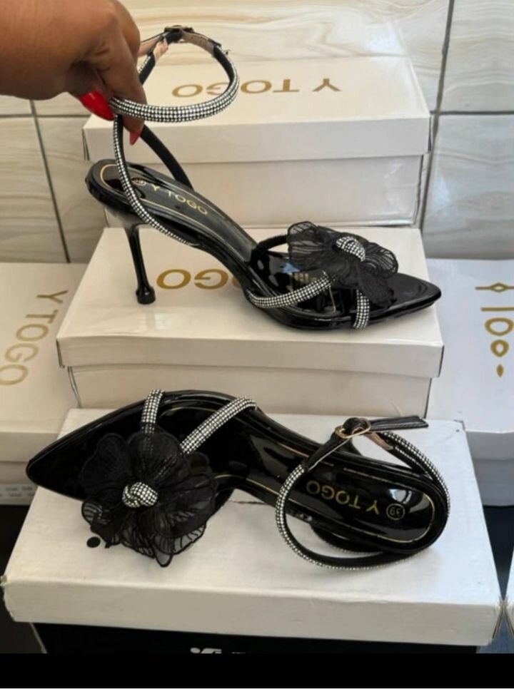 Sandales à talons glamour