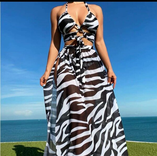 Robe de plage évasée