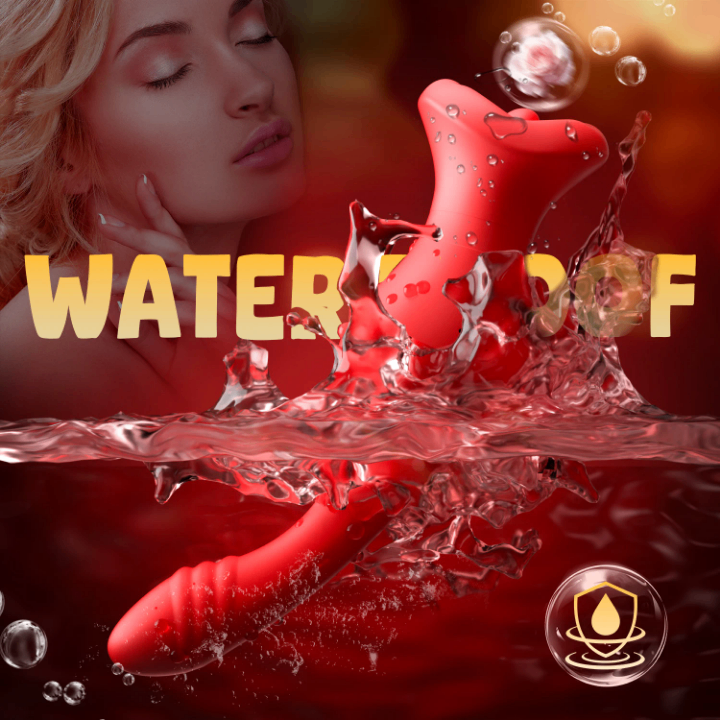 Vibromasseur étanche ergonomique