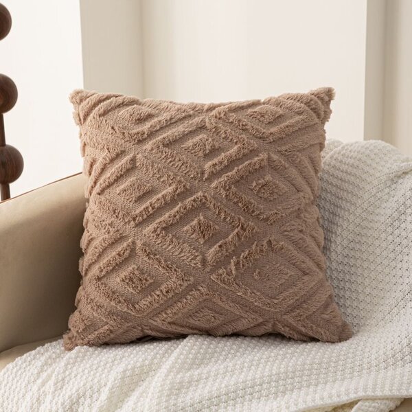 Coussin décoratif texturé