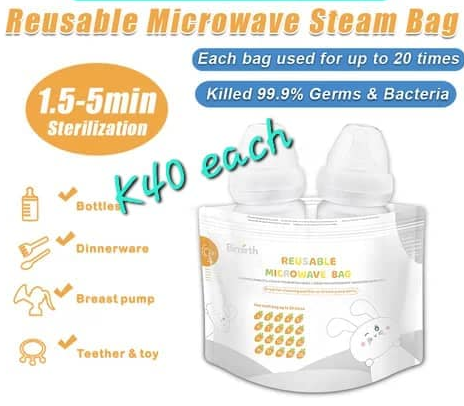 Reusable Microwave Steam Bag