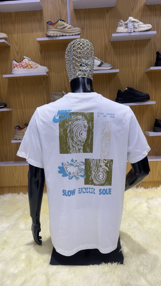 T-shirt blanc imprimé NIKE