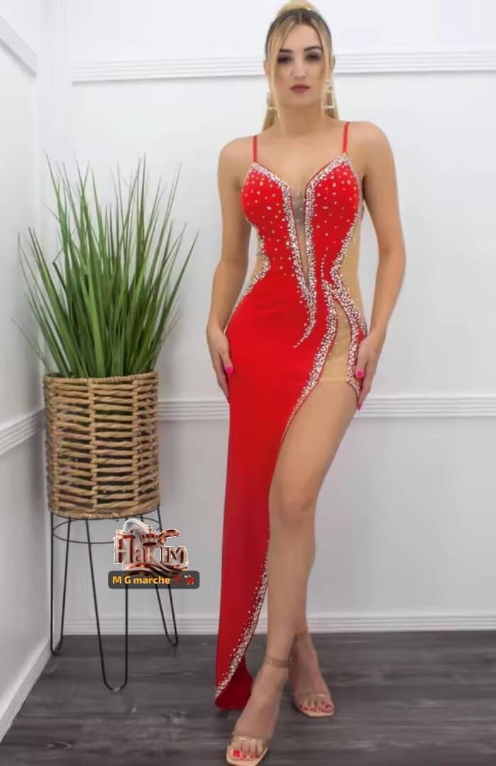 Robe de soirée scintillante