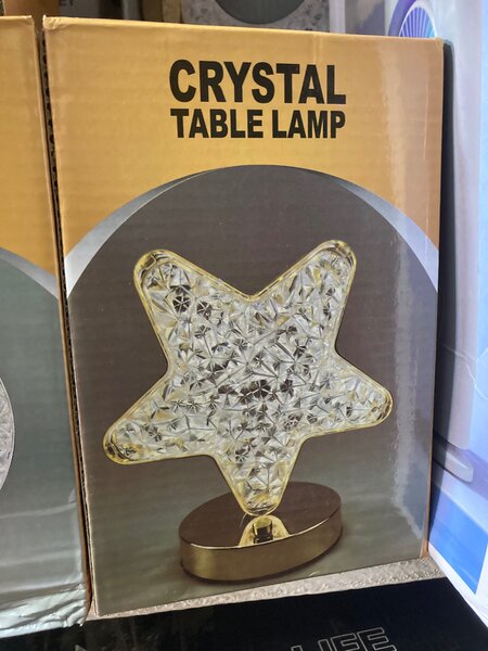 Crystal Rechargeable Star light