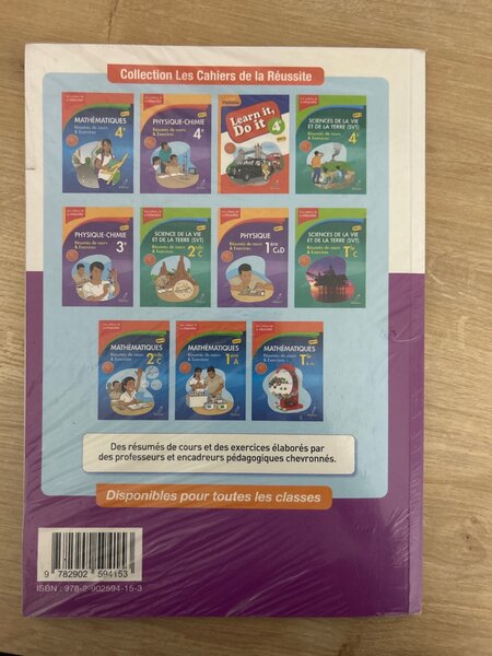 Cahier Histoire Géographie 4e