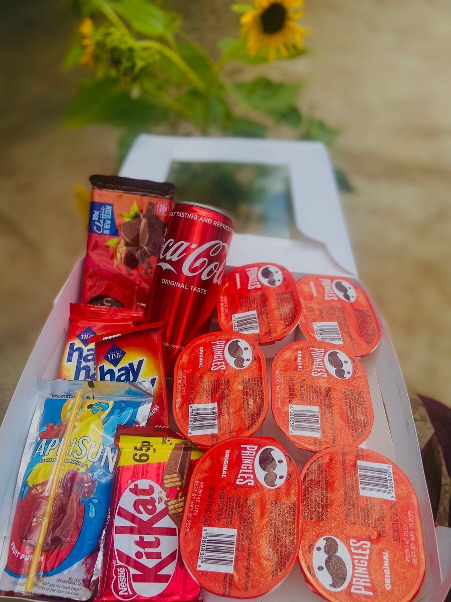 Gifts for him and her- snack boxes