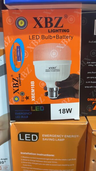 Ampoule LED rechargeable 18W