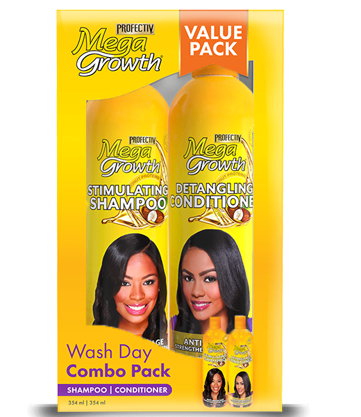 Pack Shampoo et Après-Shampoing Mega Growth