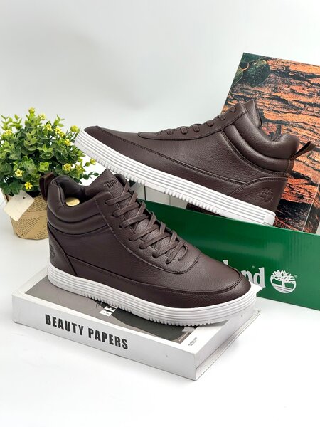 TIMBERLAND BOOT COFFE AND WHITE