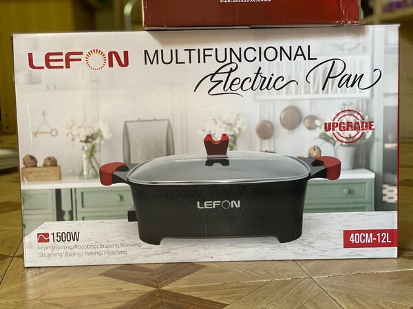 Lefon 12 Liters multifunctional Electric cooking pan