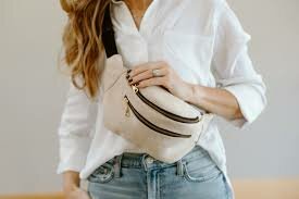 Sac banane en cuir élégant