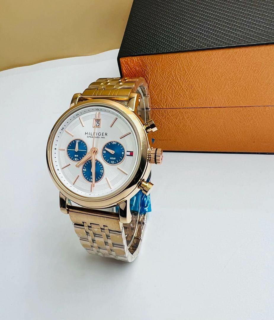 Montre élégante chronographe mixte