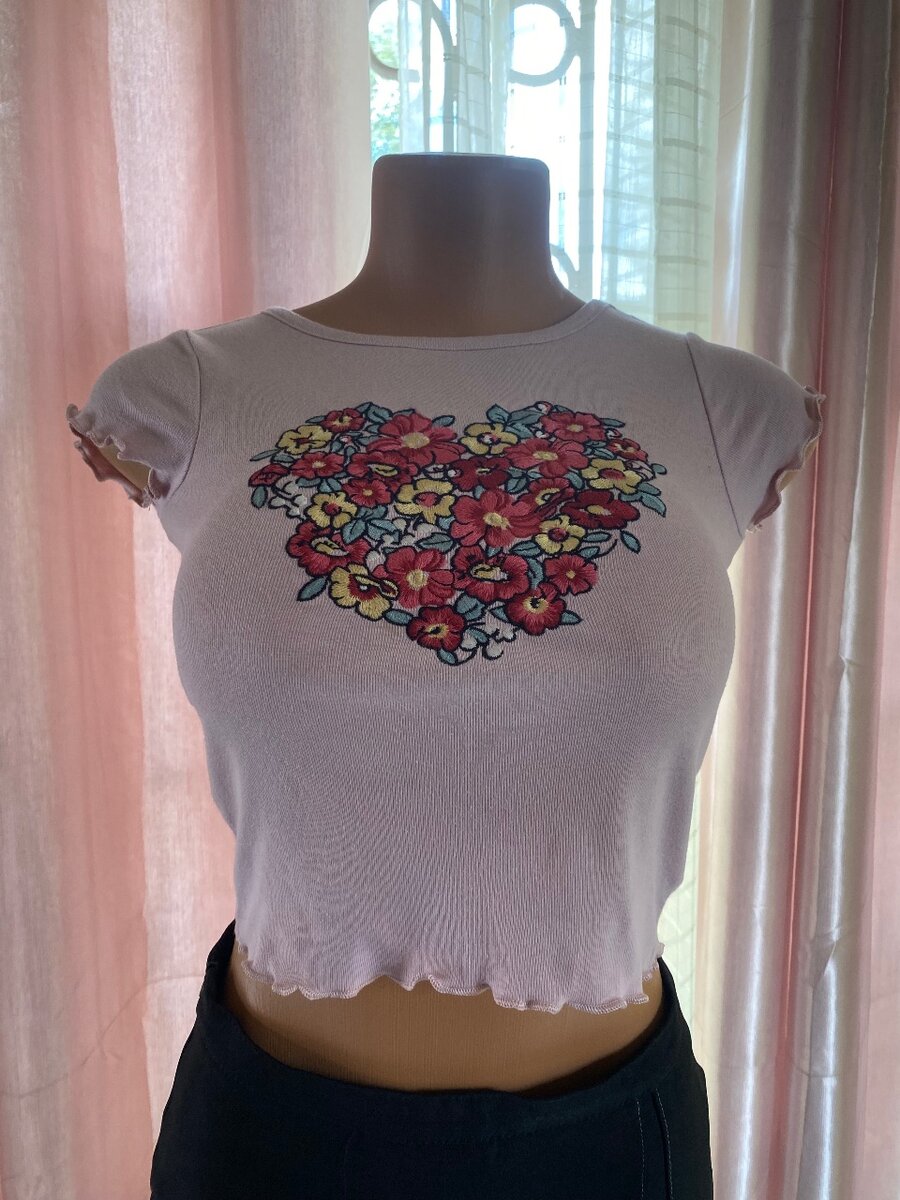 Thrift crop tops