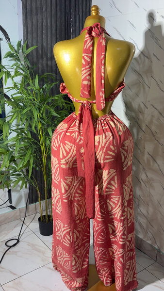 Combinaison Halter Bohème Femme