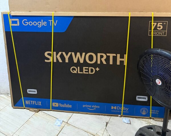 SKYWORTH 75 INCH UHD SMART ANDROID 4K FRAMELESS
