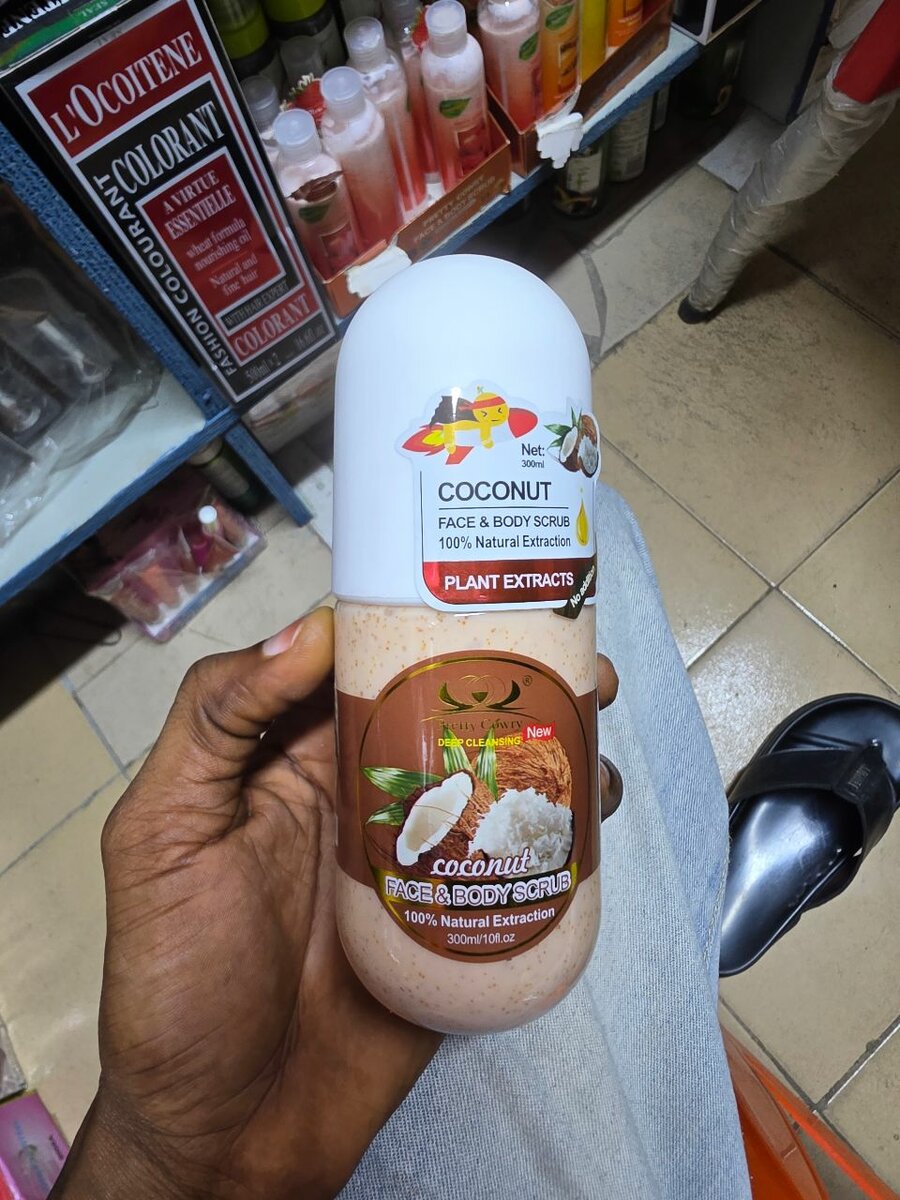 Natural Face & Body Scrub Set