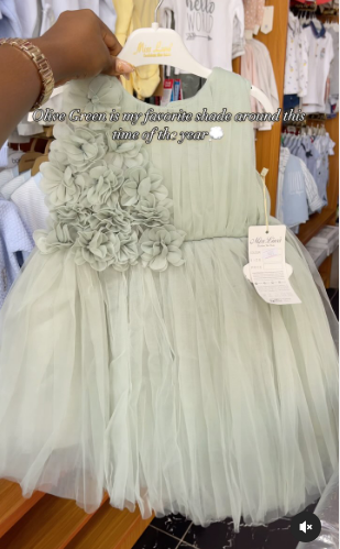 The children's dress is magnificent and elegant