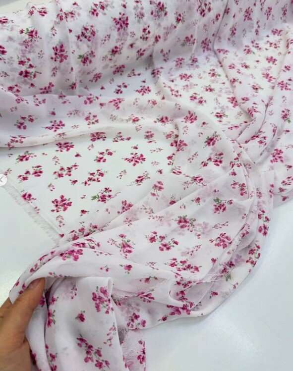 Красивейший креп шифон с принтом