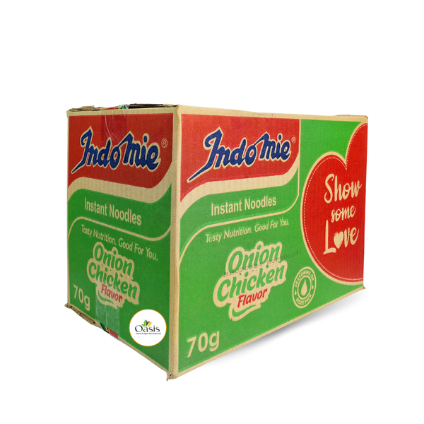 Nigerian onion and chicken indomie