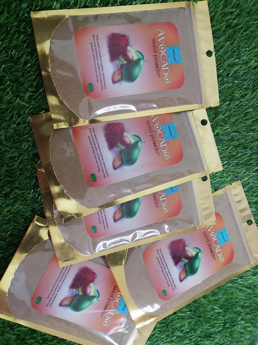 Avocado/pear seed powder