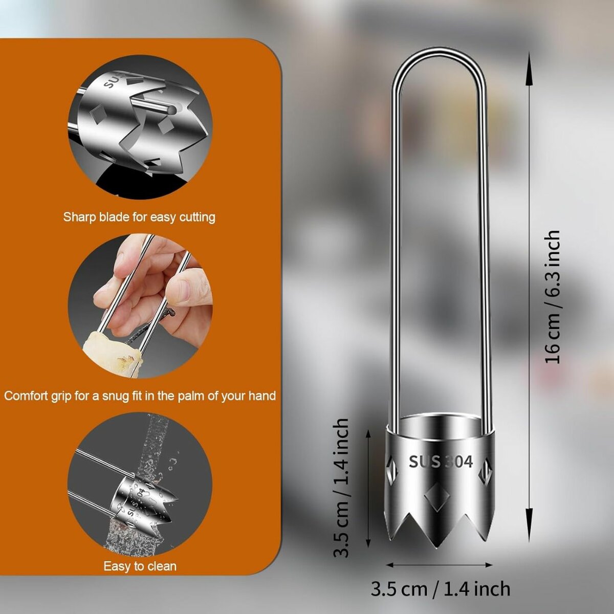 Fruit Or Vegetable Corer Remover