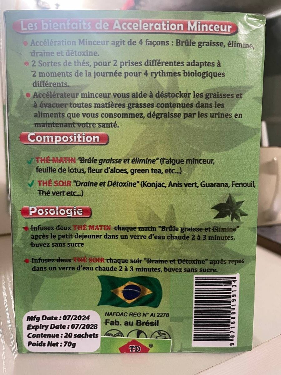 Thé Minceur Acceleration