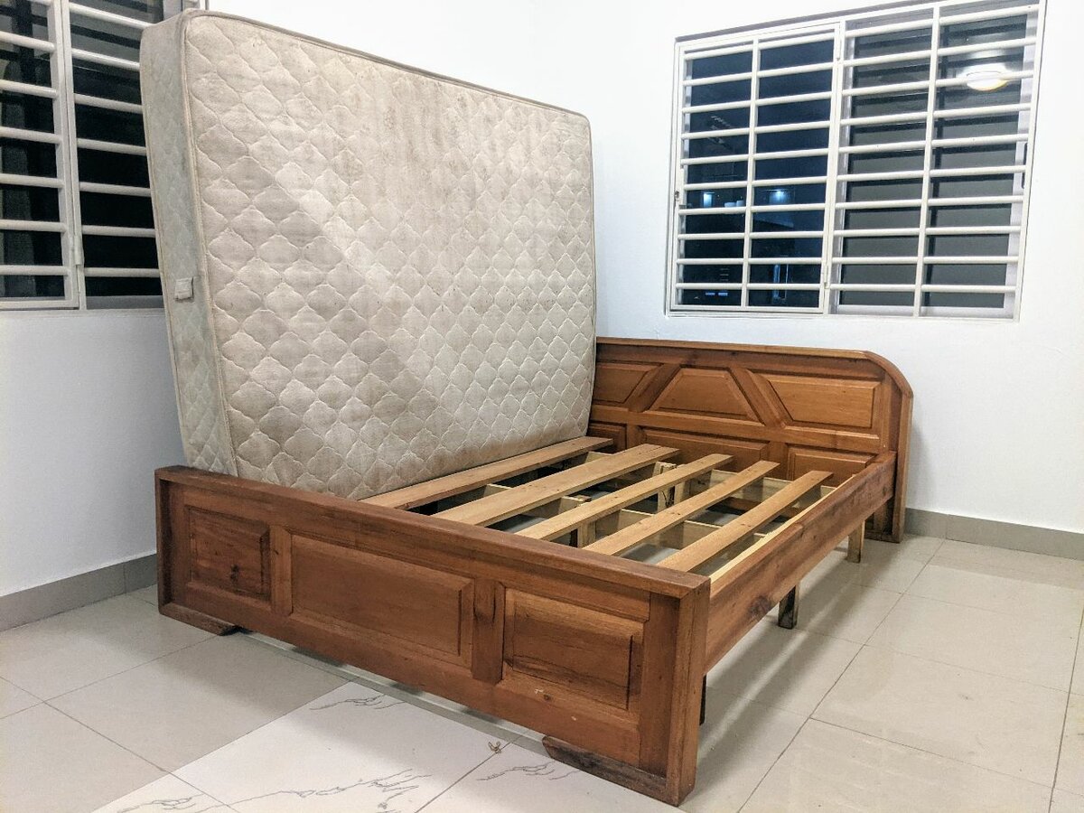 Wooden Queen-Sized Bed Frame
