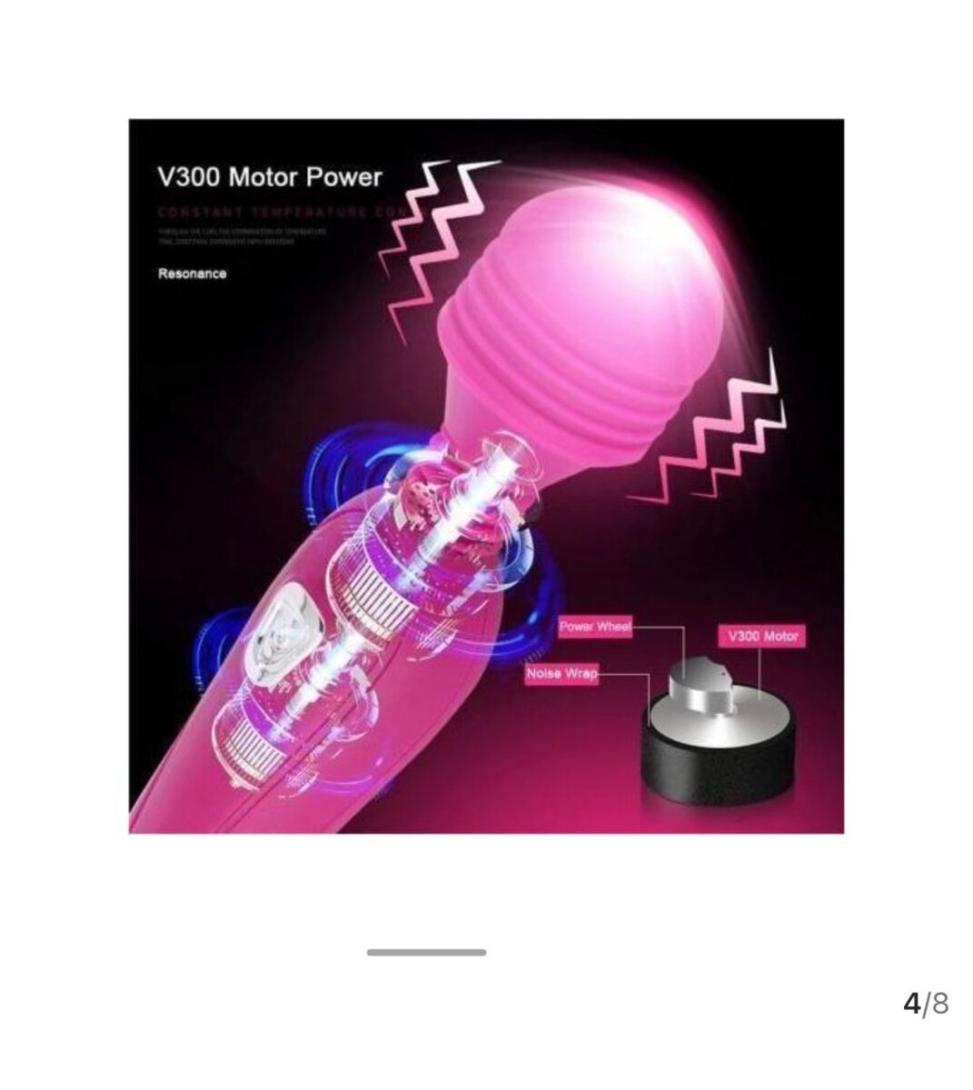 Vibromasseur Double Tête Puissant