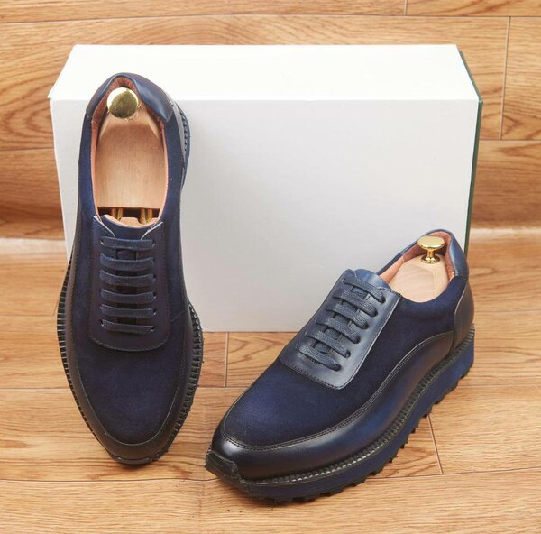 Chaussures derby en cuir élégantes