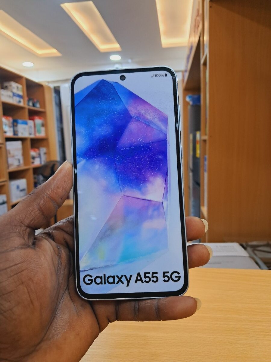 Awesome ice blue Samsung Galaxy A55 256gb 5G