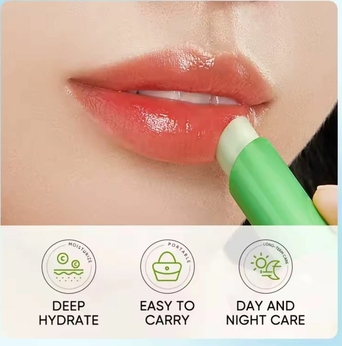 Baume à l'aloe vera pour les lèvres nourrissant