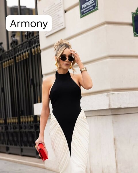 Robe élégante sans manches