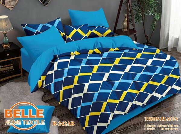 Parure de Lit Géométrique Belle