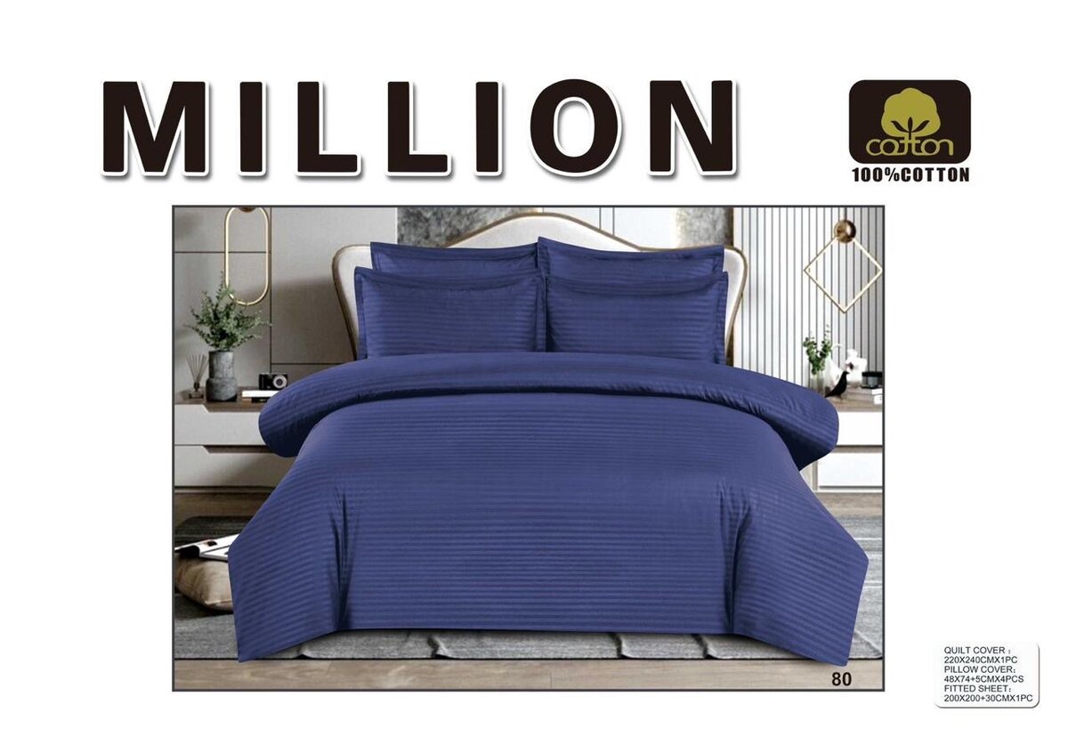Draps  de lit coton Million