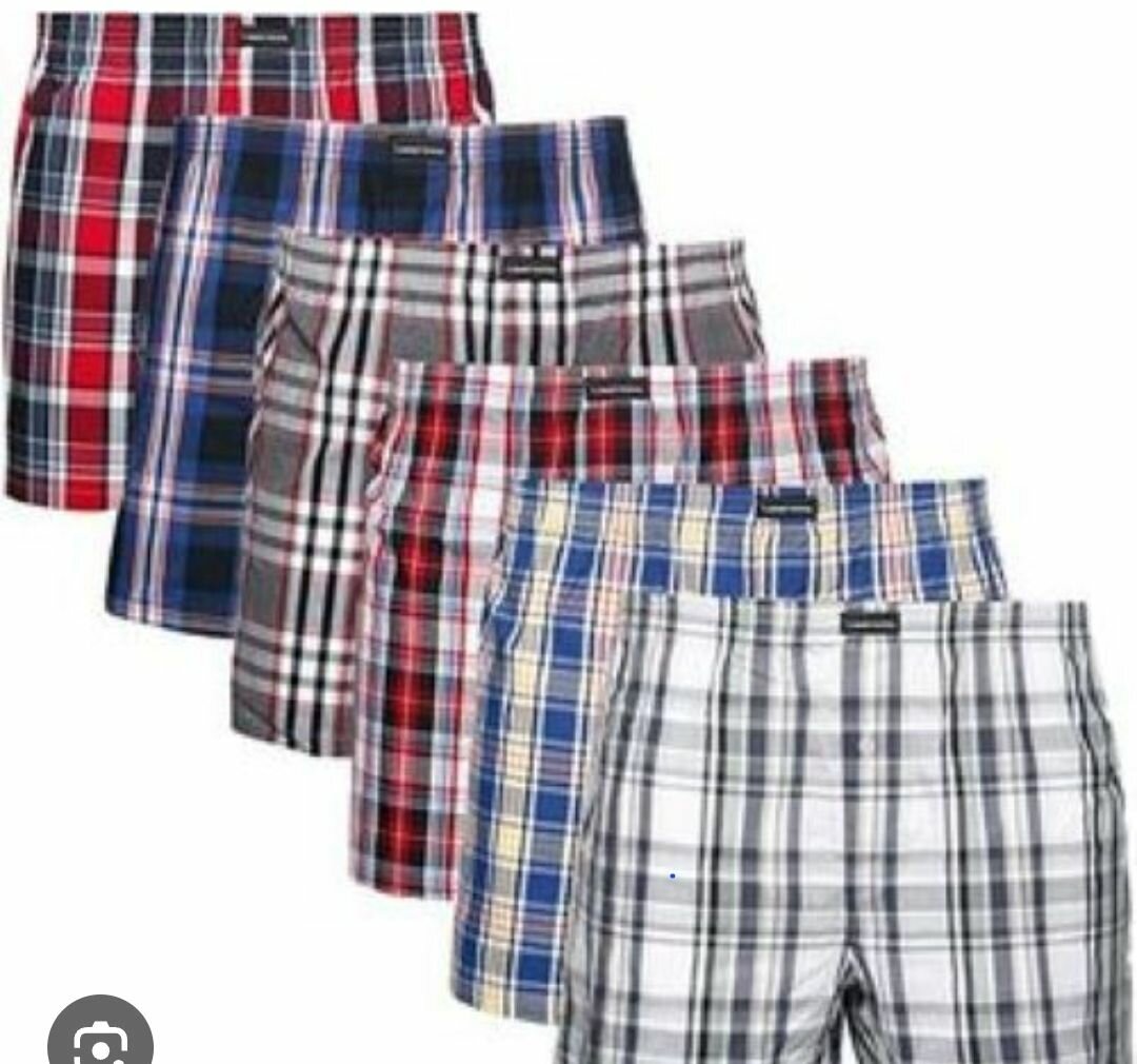 Lot de boxers à carreaux homme