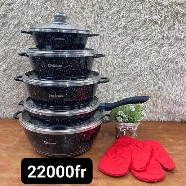 Set de Casseroles Anti-adhésives