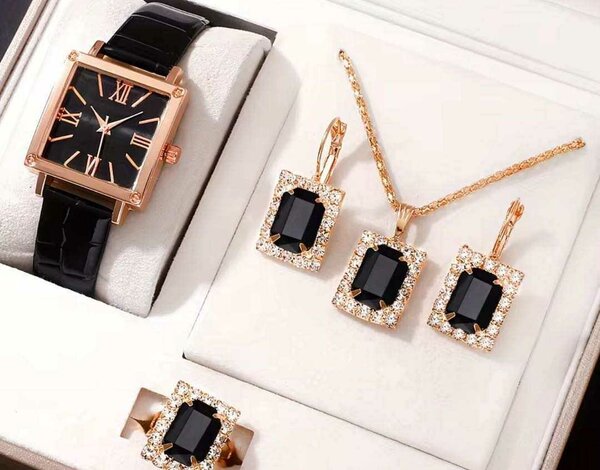 Coffret Luxueux Montre et Bijoux