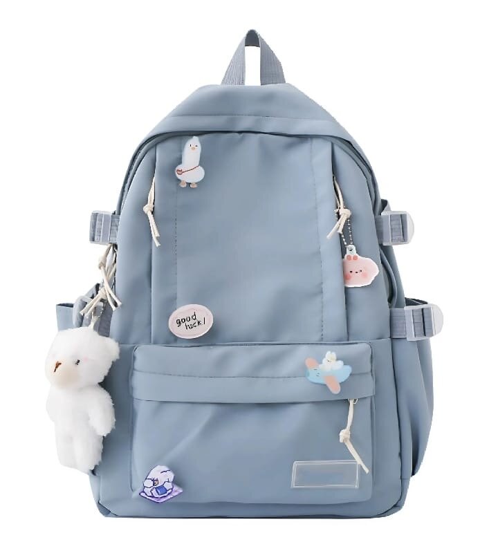 Sac à dos kawaii avec breloques