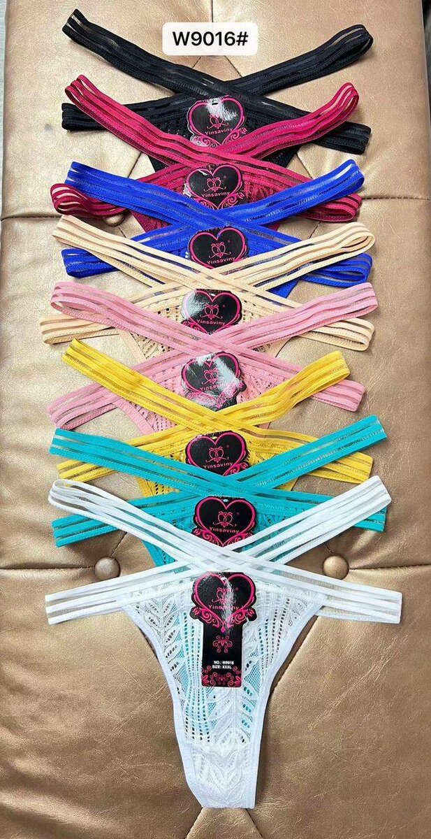 6 Lot de sous vêtements pour femmes