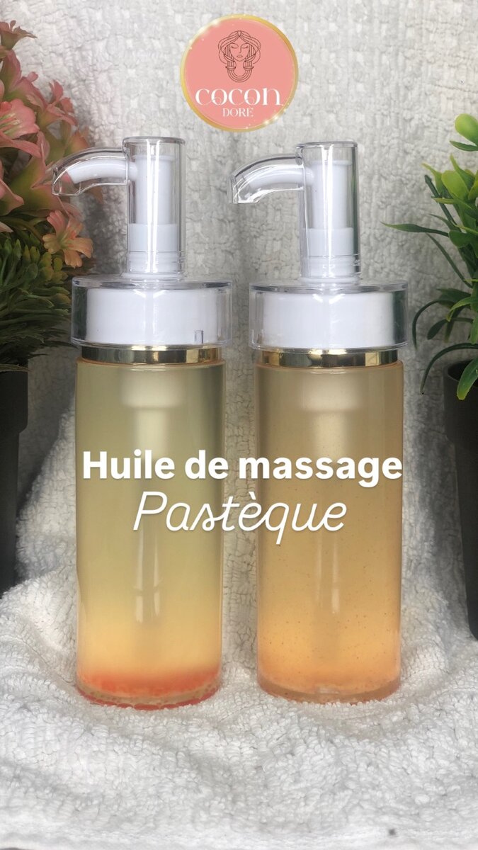 Huile de massage sensuelle