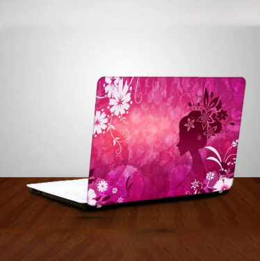 Abstract girl Laptop Back Skin Sticker-Laptop Back Skin-Laptop Skin Vinyl Sticker Decal, 14.6 15 15.4 15.6 inch Laptop Skin Sticker Cover For All Laptops