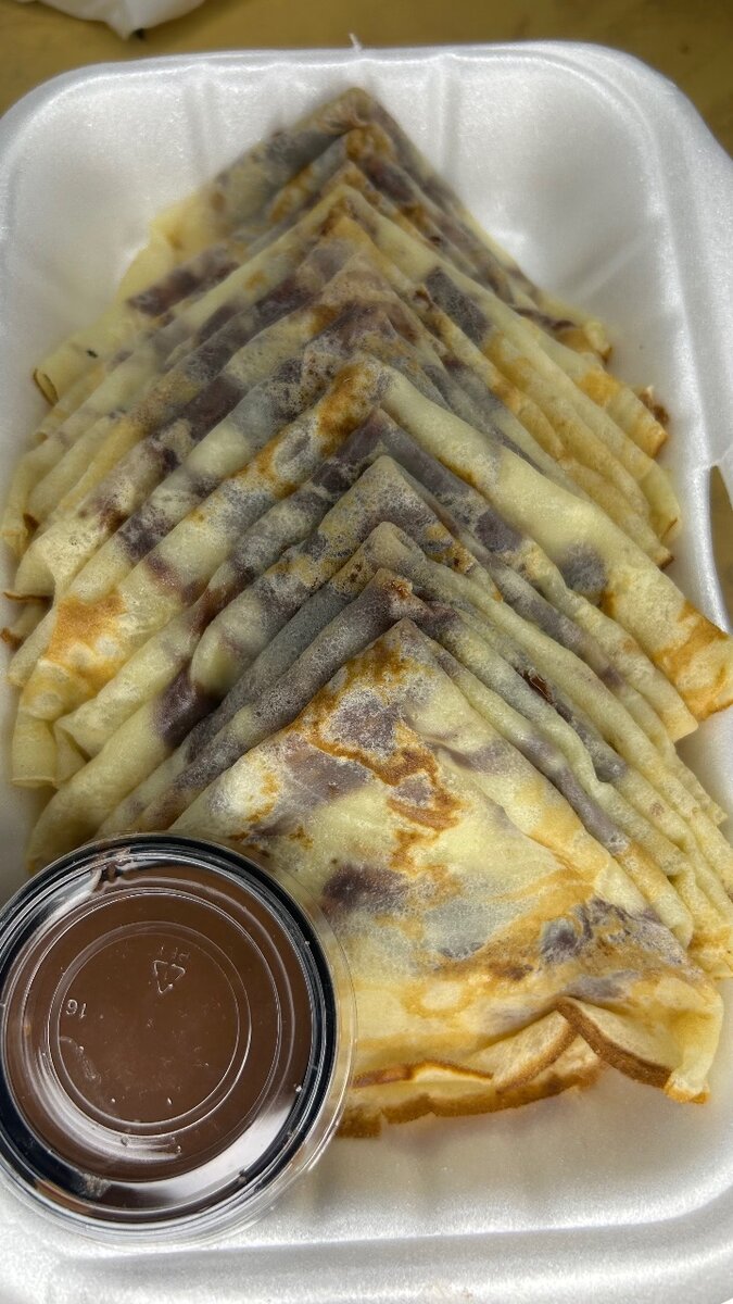 Bol de crêpes nutella